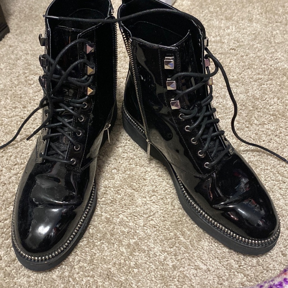 Michael Kors combat boots size 10